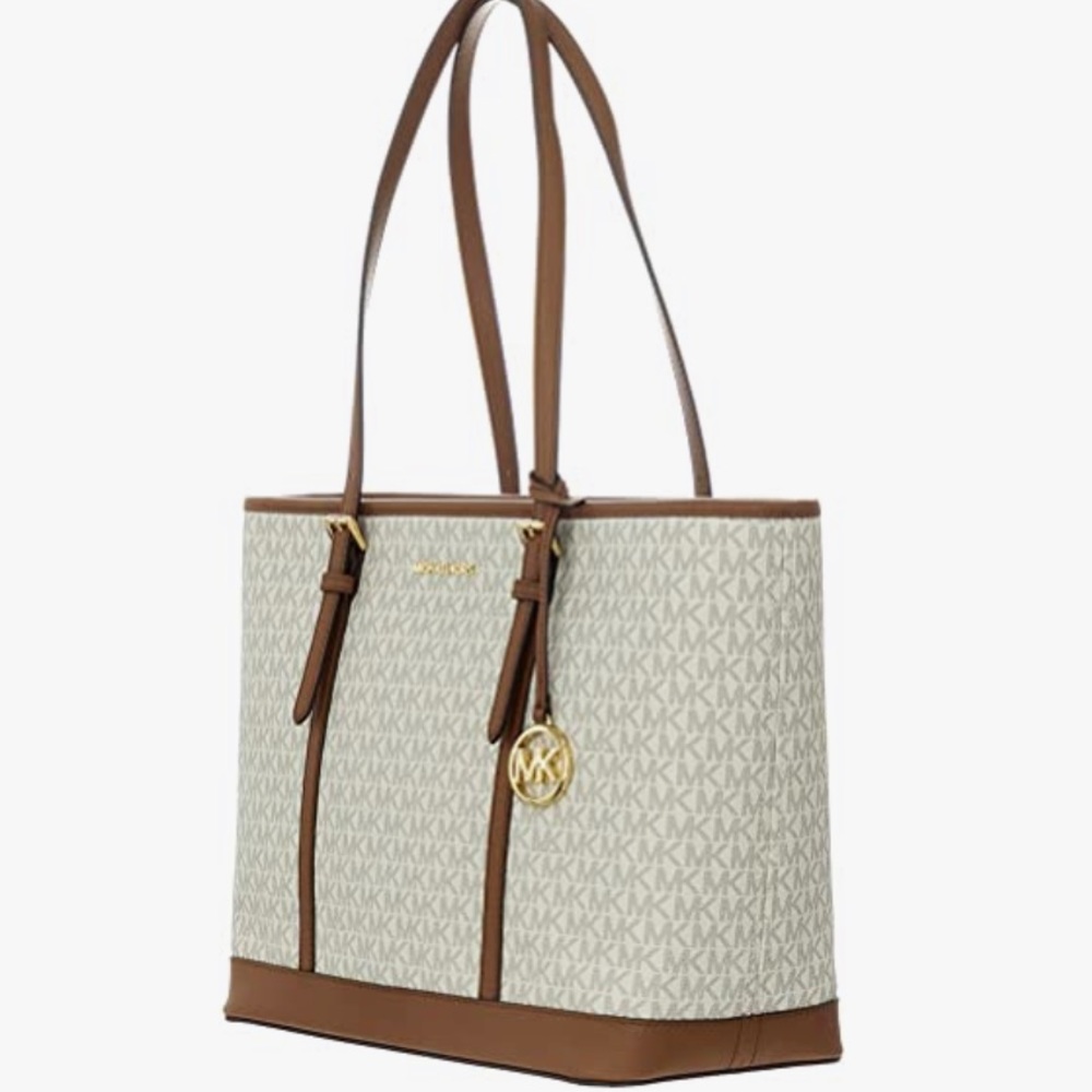 MICHAEL KORS TOP ZIP LARGE TOTE VANILLA COLOR - Picture 10 of 15